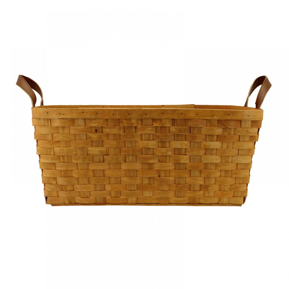 RECTANGULAR WOODCHIP BASKET