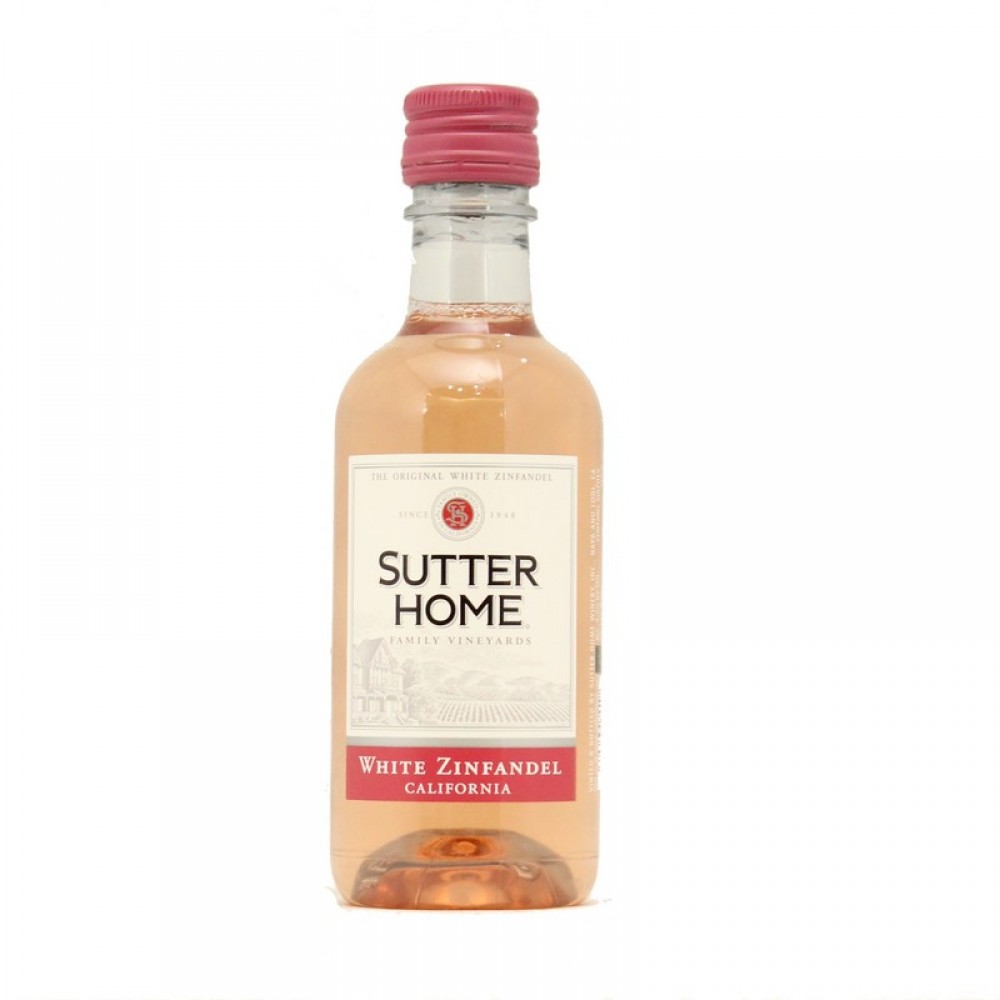 SUTTER HOME WHITE ZINFANDEL 24/187 ML.