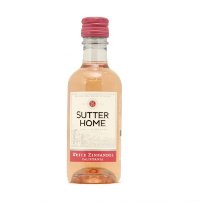 SUTTER HOME WHITE ZINFANDEL 1.87 ml