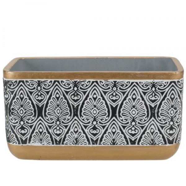 Rectangular Black/Gold