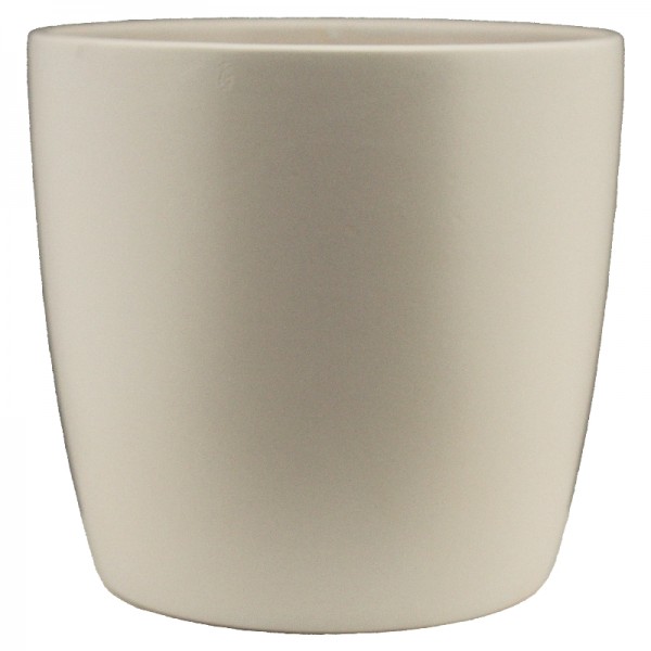 Round White Stoneware