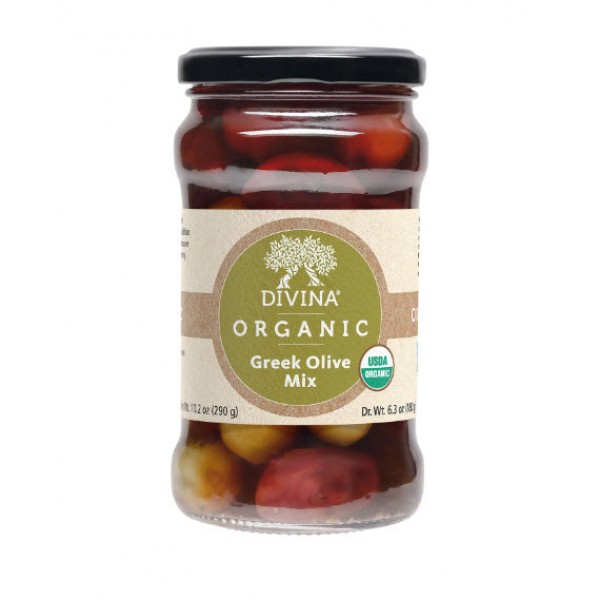 DIVINA ORGANIC GREEK OLIVES