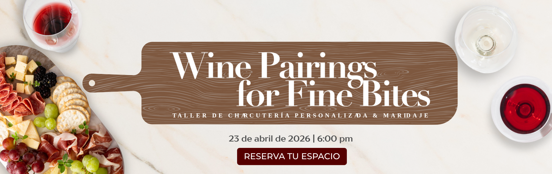 Taller de Charcuteria & Degustación de Vinos